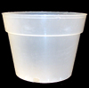 10" Rigid Clear Orchid Pot