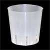 5" Slotted Clear Orchid Pots - Taller